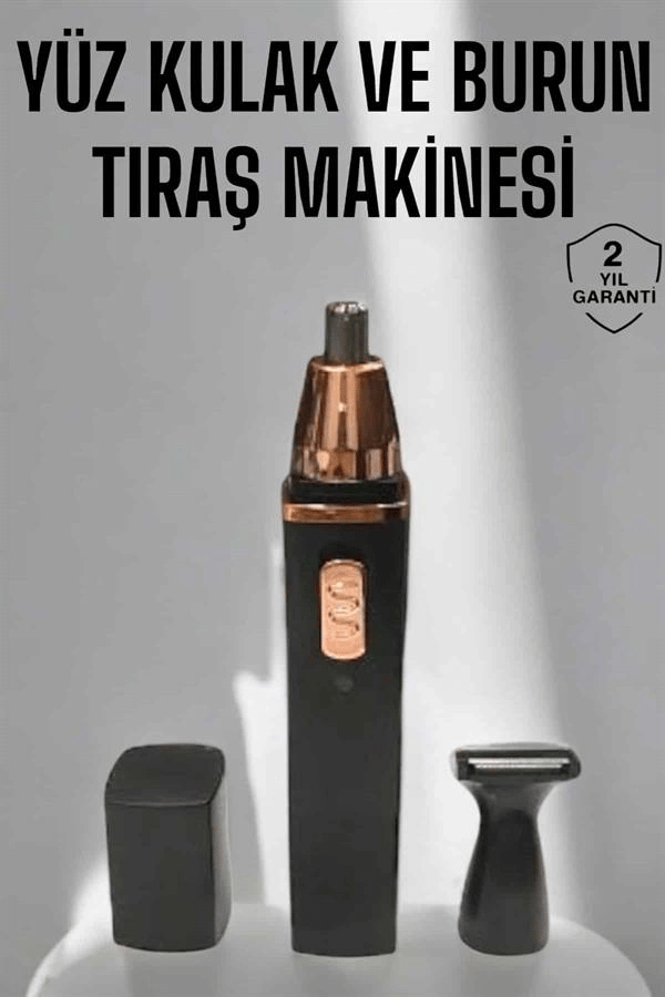 Tıraş Makinesi Kulak Burun ve Yüz Temizleyici Şarjlı Mini