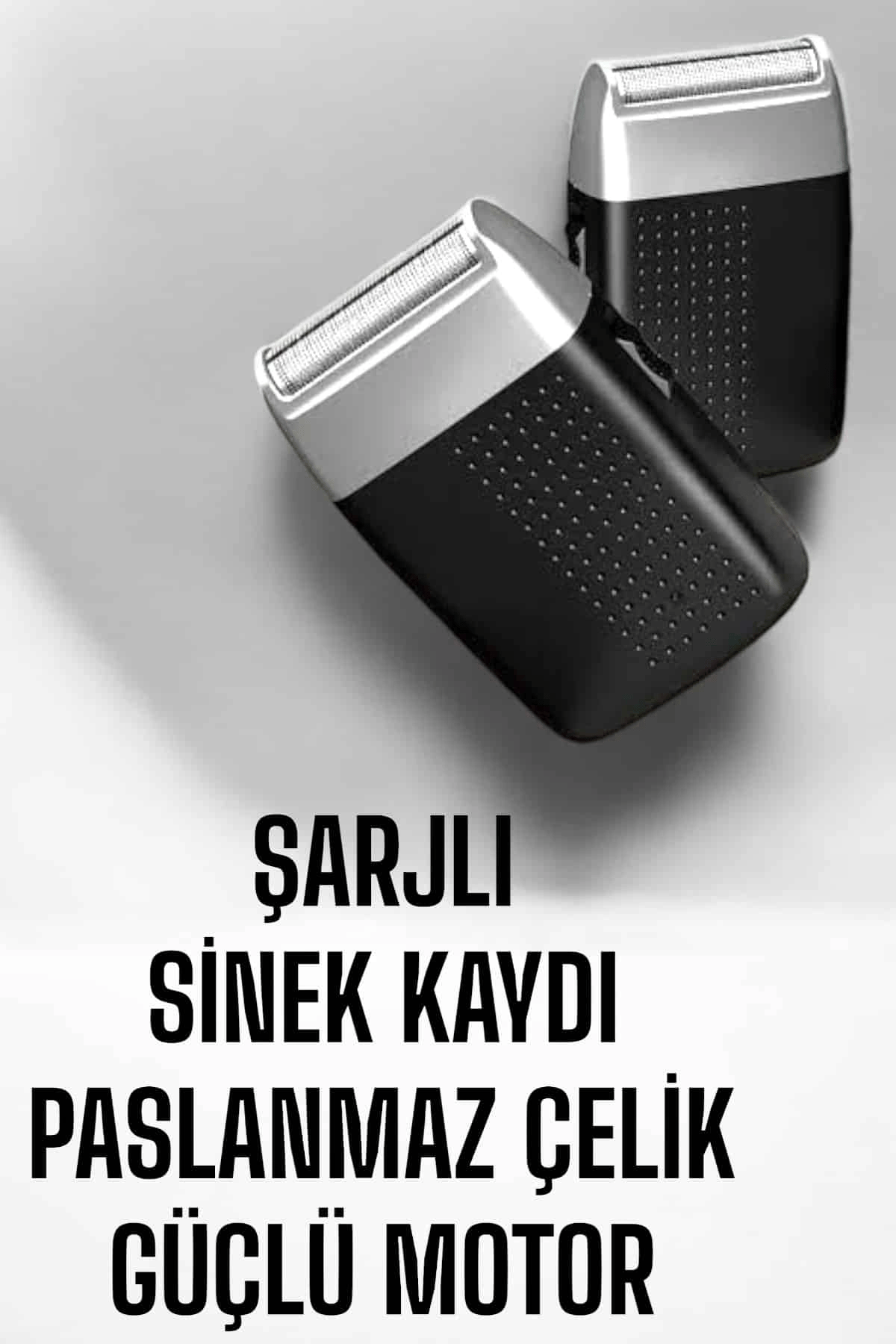 tıraş makinesi Sinek Kaydı Paslanmaz Çelik Taşınabilir Şarjlı