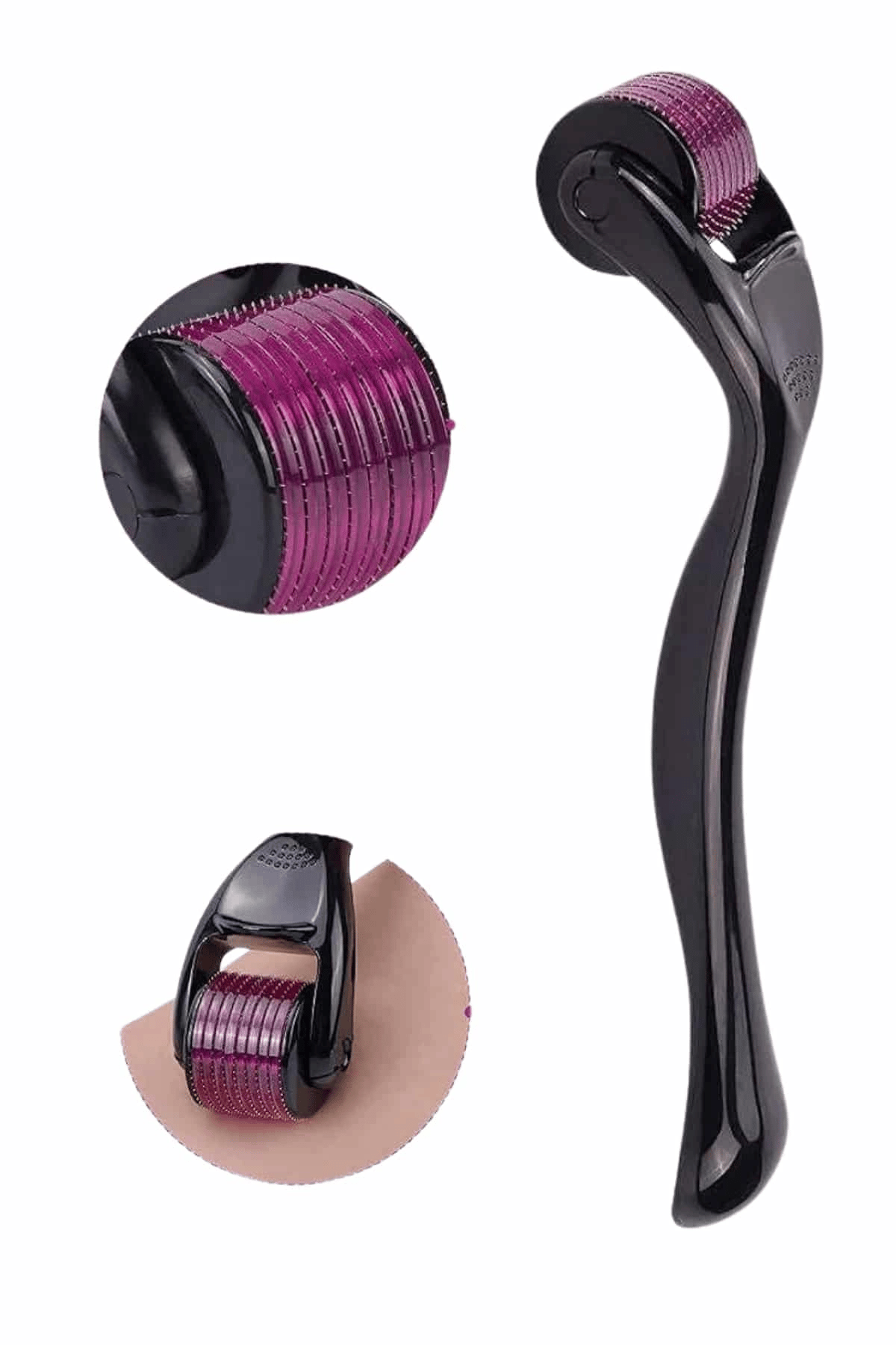 Titanyum Uçlu Derma Roller 540 İğneli 1 mm Gözenek Azaltıcı Akne İzlerine Uygun
