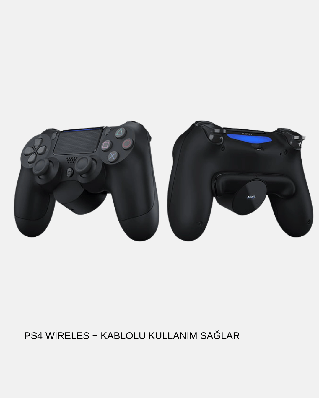 Titreşimli Kablosuz Oyun Kolu – PS4, PC, Mobil, Tablet ve Steam Uyumlu