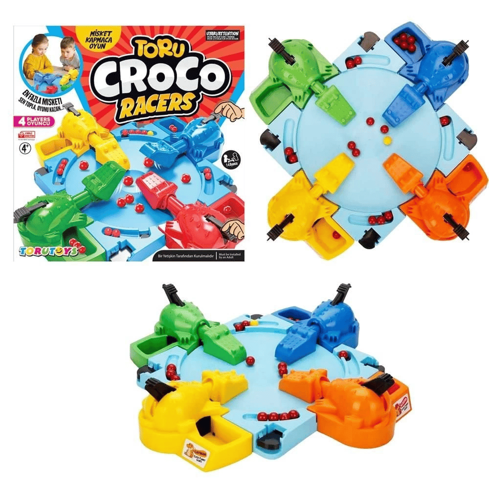 Toru Croco Misket Kapmaca Eğlenceli Aile Kutu Oyunu