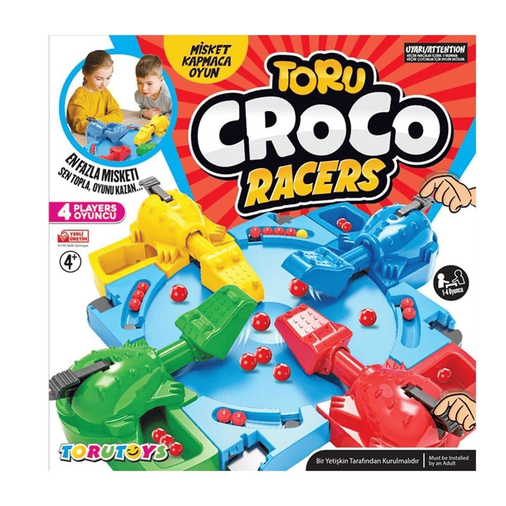 Toru Croco Misket Kapmaca Eğlenceli Aile Kutu Oyunu