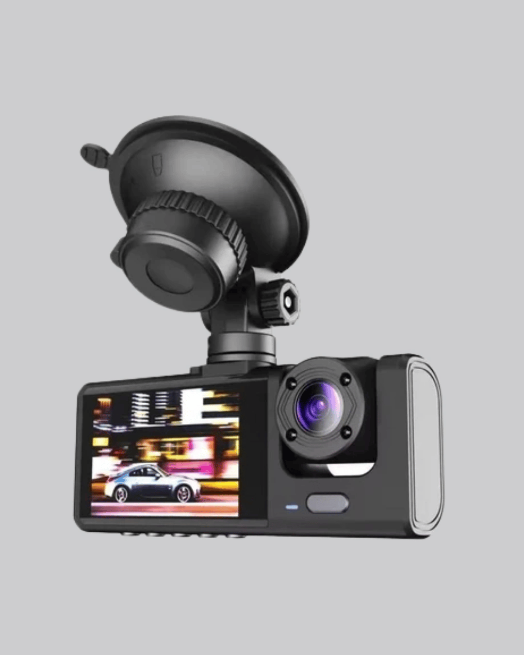 Üç Kameralı Araç DVR Full HD Gece Görüşlü ve 2 inç IPS Ekranlı