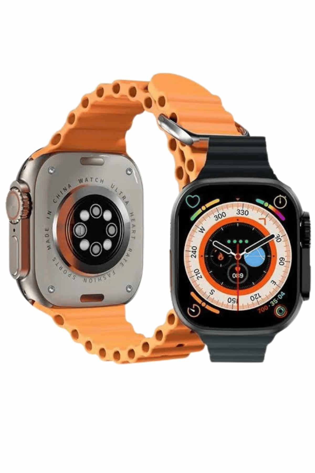 Ultra Akıllı Saat 49 Mm Çift Kordonlu Arama Cevaplama Bluetooth Bağlantılı