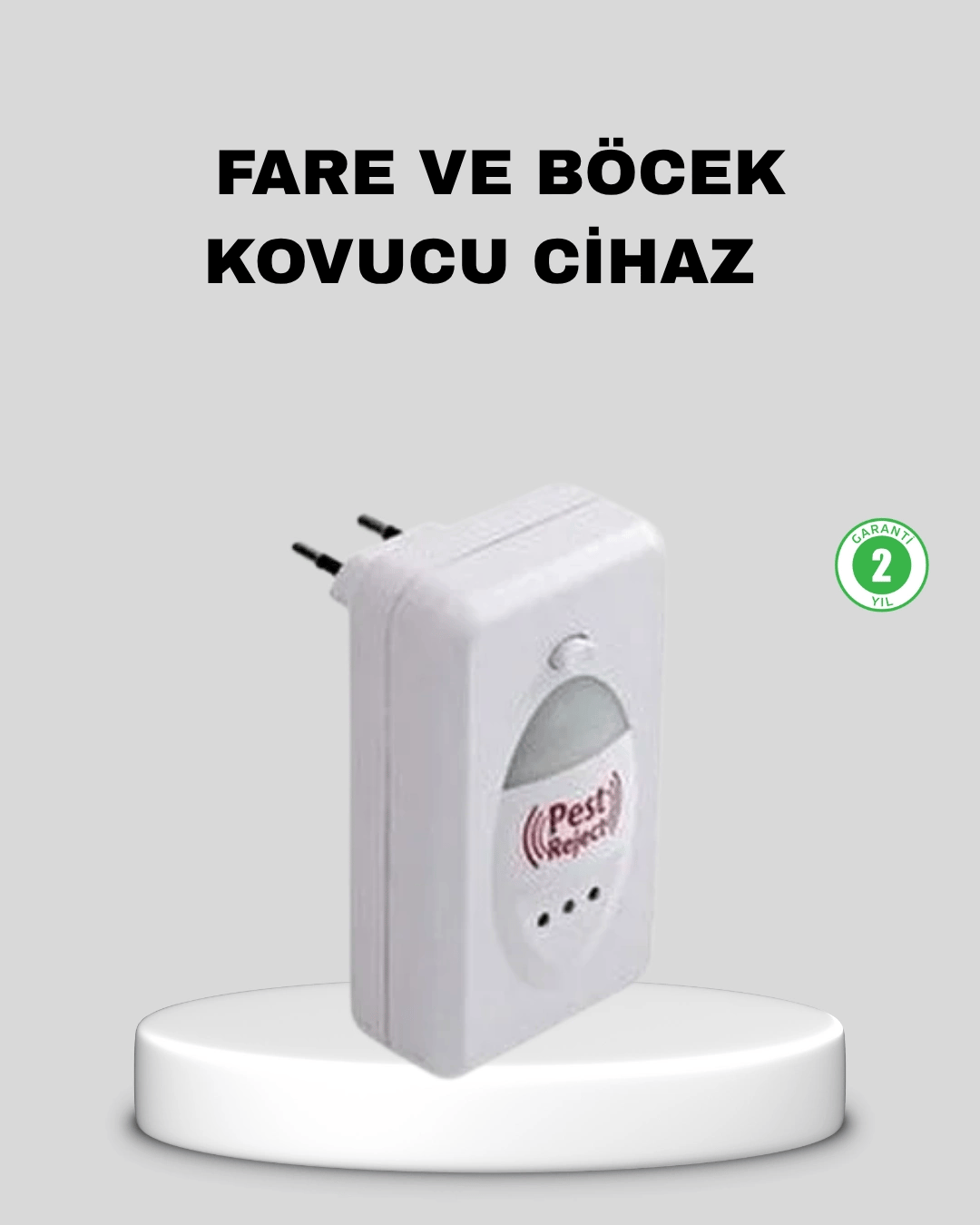 Ultrasonik Haşere Kovucu Cihaz – Sessiz, Kimyasalsız ve Etkili Koruma