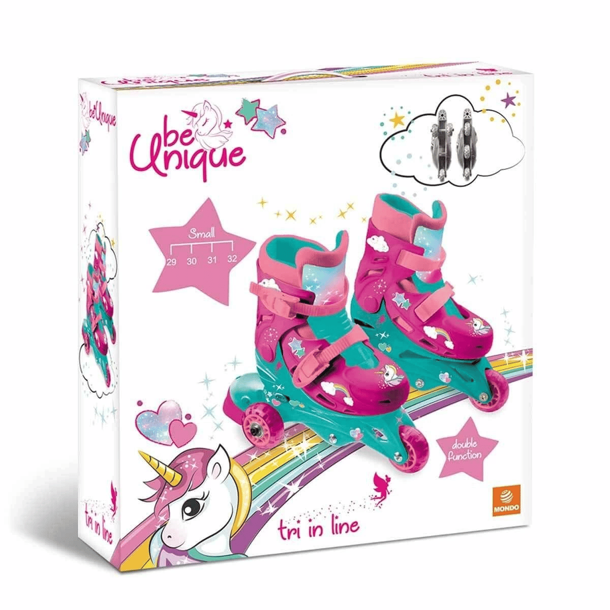 Unicorn Desenli Inline 3 Tekerlekli Paten - S01028513