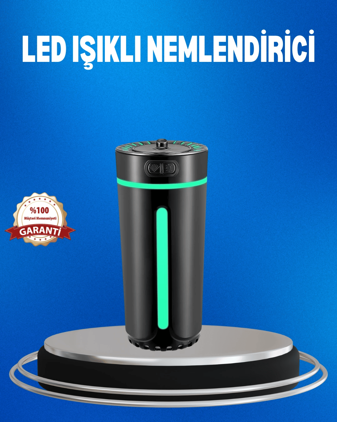 USB Bağlantılı LED’li Hava Nemlendirici Aromaterapi Buhar Difüzörü