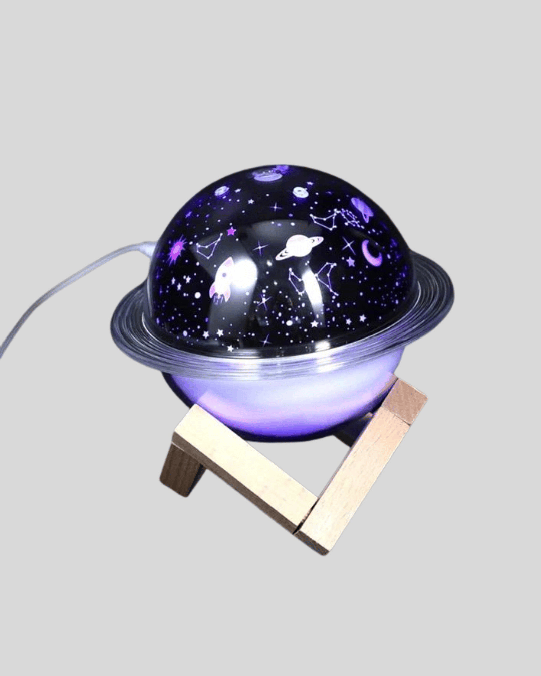 USB Mini Hava Nemlendirici ve Projeksiyon Lamba – Taşınabilir, Sessiz, Dekoratif Aromaterapi Cihazı