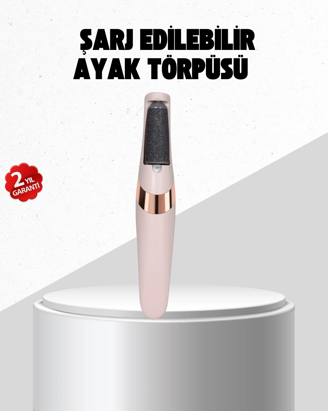 USB Şarjlı Ayak Törpüsü Nasır Temizleyici Elektrikli