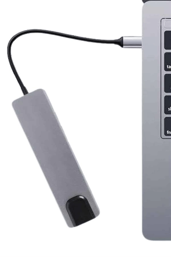 Usb Type-c Hub Dönüştürücü Çevirici Çoklayıcı Macbook Çevirici 8 Portlu