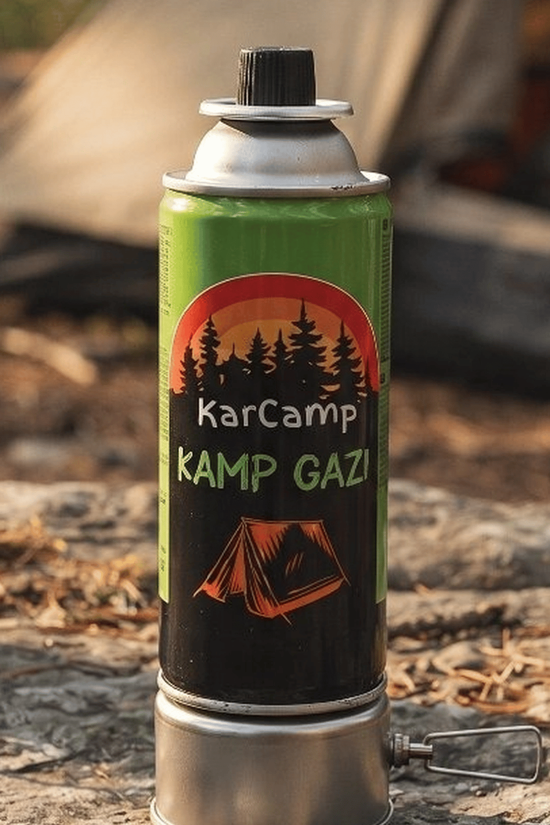Valfli Standart 220 g Kamp Ocağı Kartuşu - 1 Adet Taşınabilir Doğa Gazı BX-313497