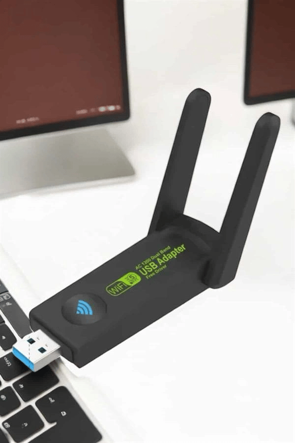 Wifi Adaptör Çift Bantlı Kablosuz Wifi Adaptörü