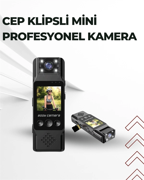WiFi ile Uzaktan Erişimli Mini Kamera – 1200mAh Batarya, 1080P Video Çekimi