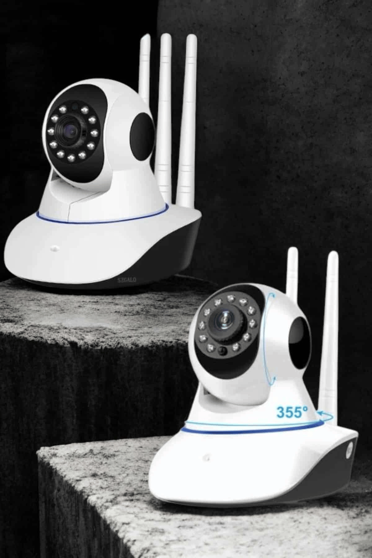 Wifi Kamerası Çift Yönlü Bebek Güvenlik Kamerası Gece Görüşlü
