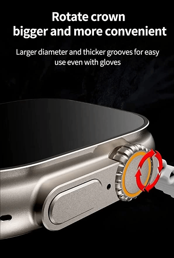 Ws28 Ultra 49mm Siri Tansiyon Ateş Nabız Ölçer Akıllı Saat