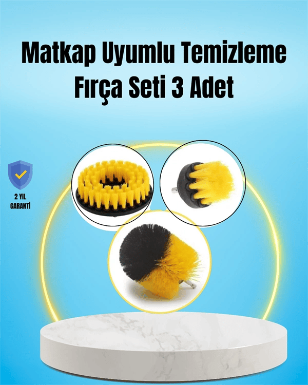 Yağ, Kir ve Pas Temizliği İçin Güçlü Naylon Kıllı Temizlik Fırçası