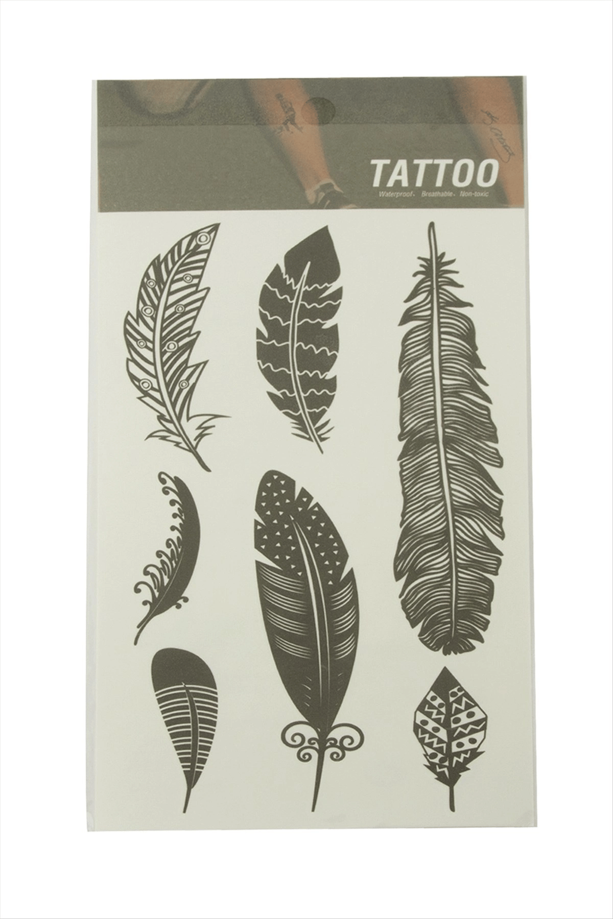 Yaprak Tattoo Dövme Sticker