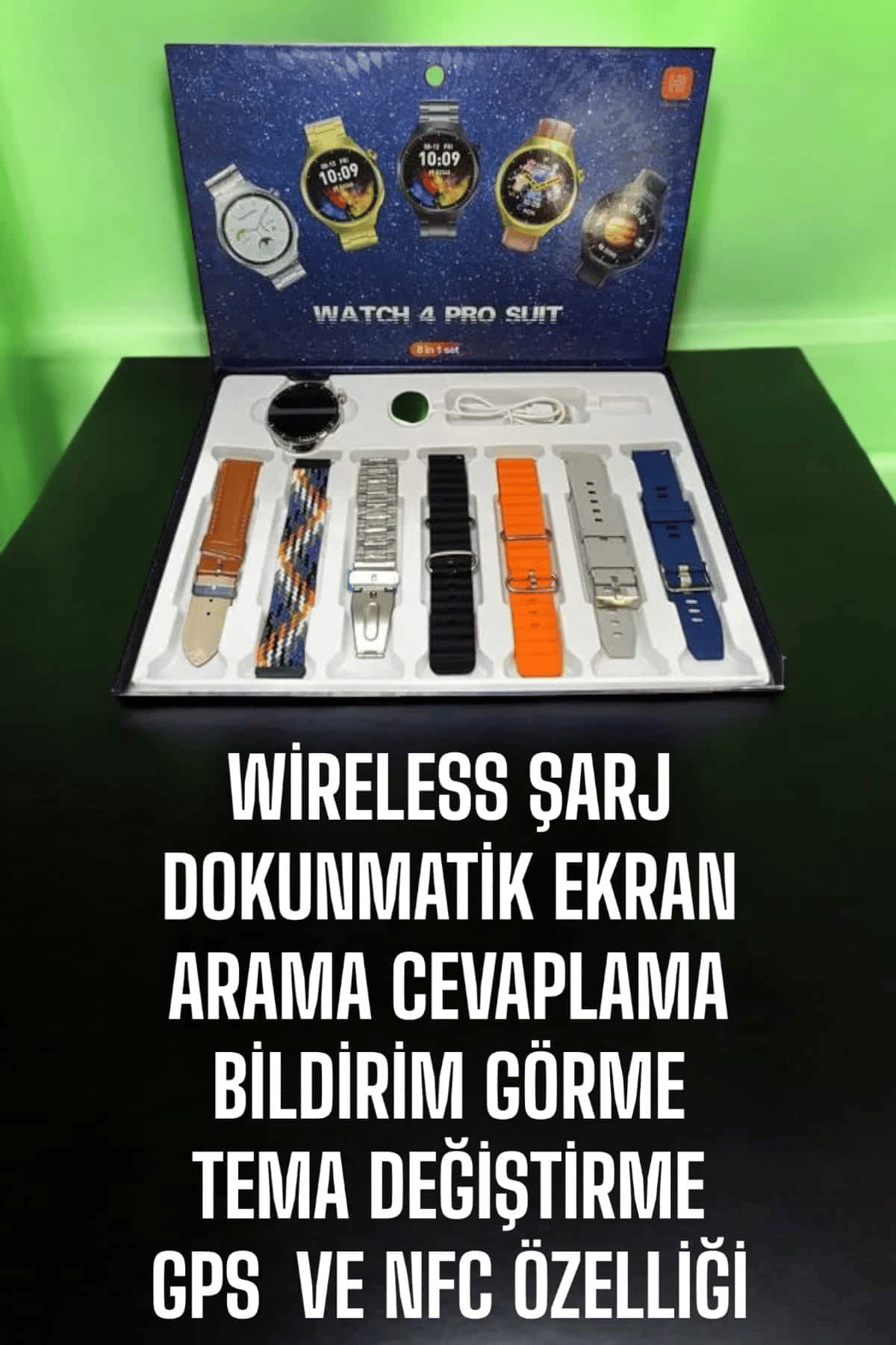 Yeni Nesil Akıllı Saat 2024 Model Uyku ve Sağlık Takibi Bluetooth Bağlantılı