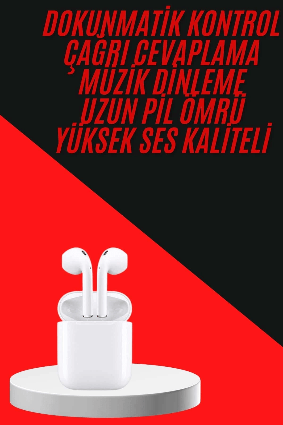 Yeni Nesil Akıllı Saat Ve Kulaklık Seti Gümüş Kasa Zarif Tasarım Çok Fonksiyonlu