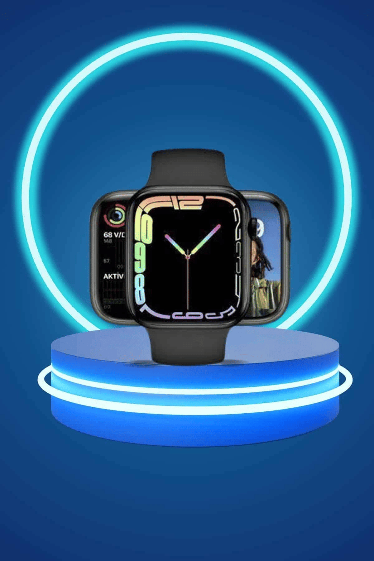 Yeni Nesil Akıllı Saat ve Ucuz Kaliteli Bluetooth Kablosuz Kulaklık Amoled Ekran