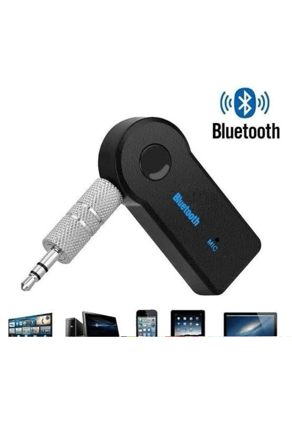 Yeni Nesil Bluetooth Aux Araç Kiti Siyah TV Tablet Telefon Araç Araba