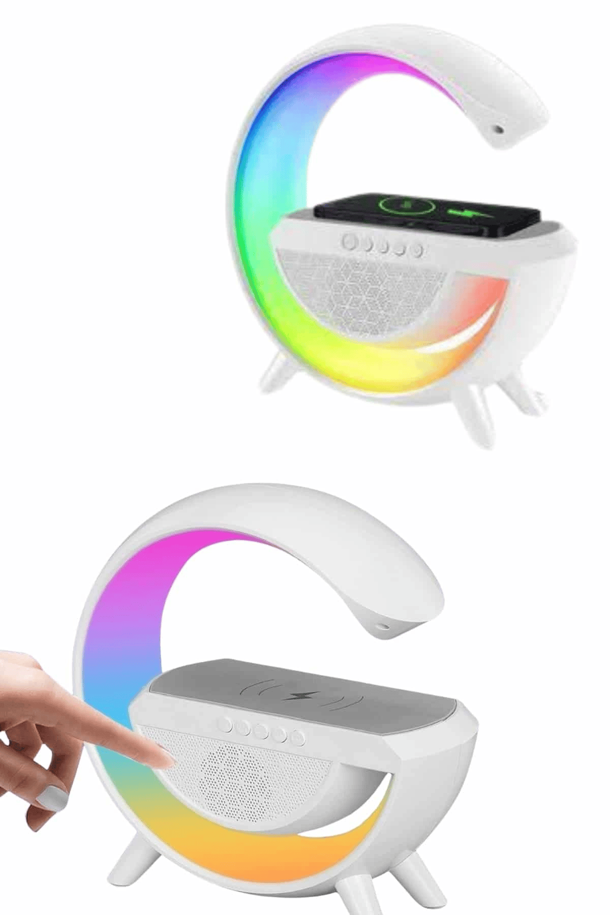 Yeni Nesil Bluetooth Hoparlör Speaker 5.0 Taşınabilir G Şeklinde Powerbankli Yeni Nesil