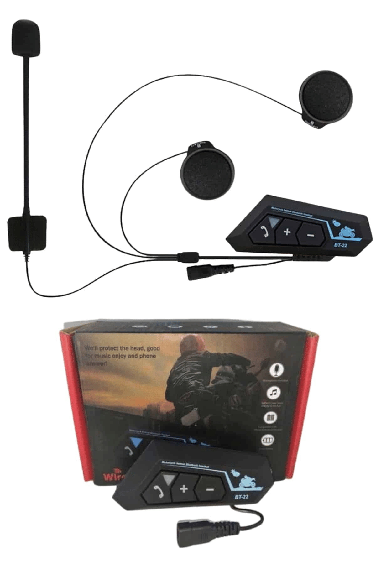 Yeni Nesil Dinleme Ve Konuşma Özellikli Intercom Kask Kulaklığı 5.0 Bluetooth
