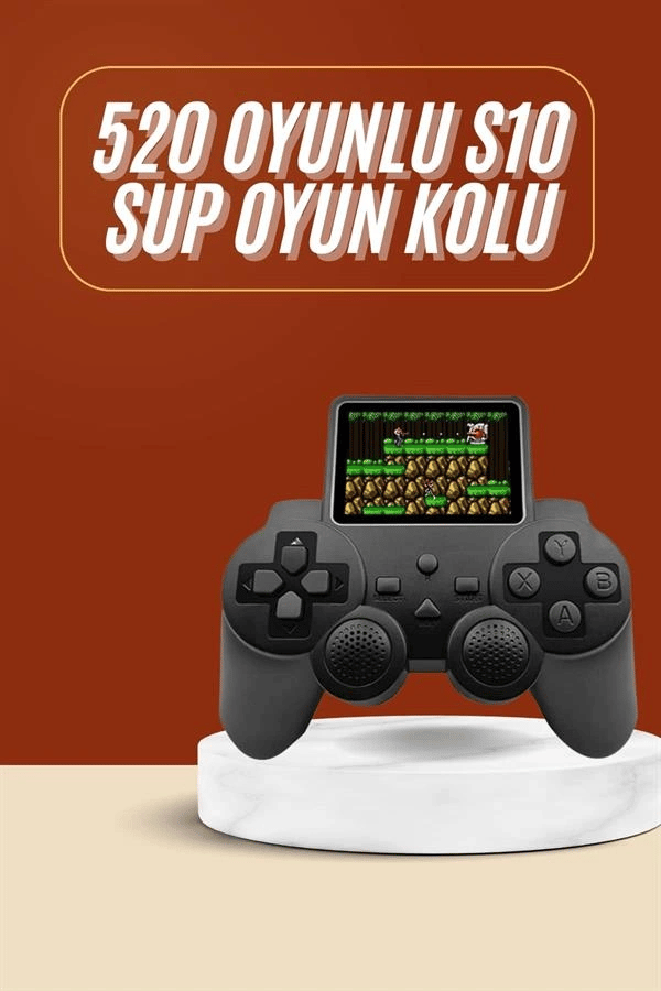 Yeni Nesil Mini Atari 520 Retro Oyunlu S10 El Atarisi Video Oyun Konsolu