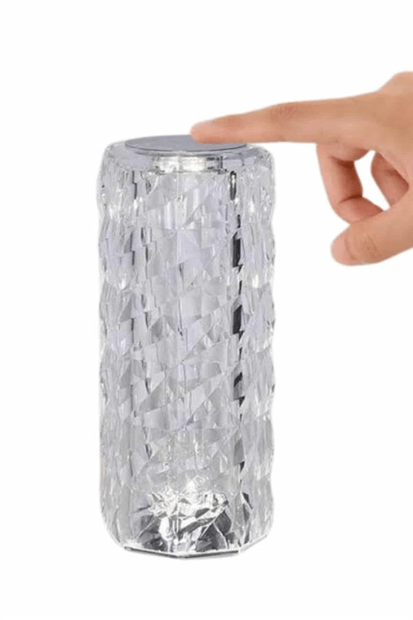 Yeni Nesil Modern Kristal Masa ve Gece Lambası Dokunmatik Renk Değiştirebilen