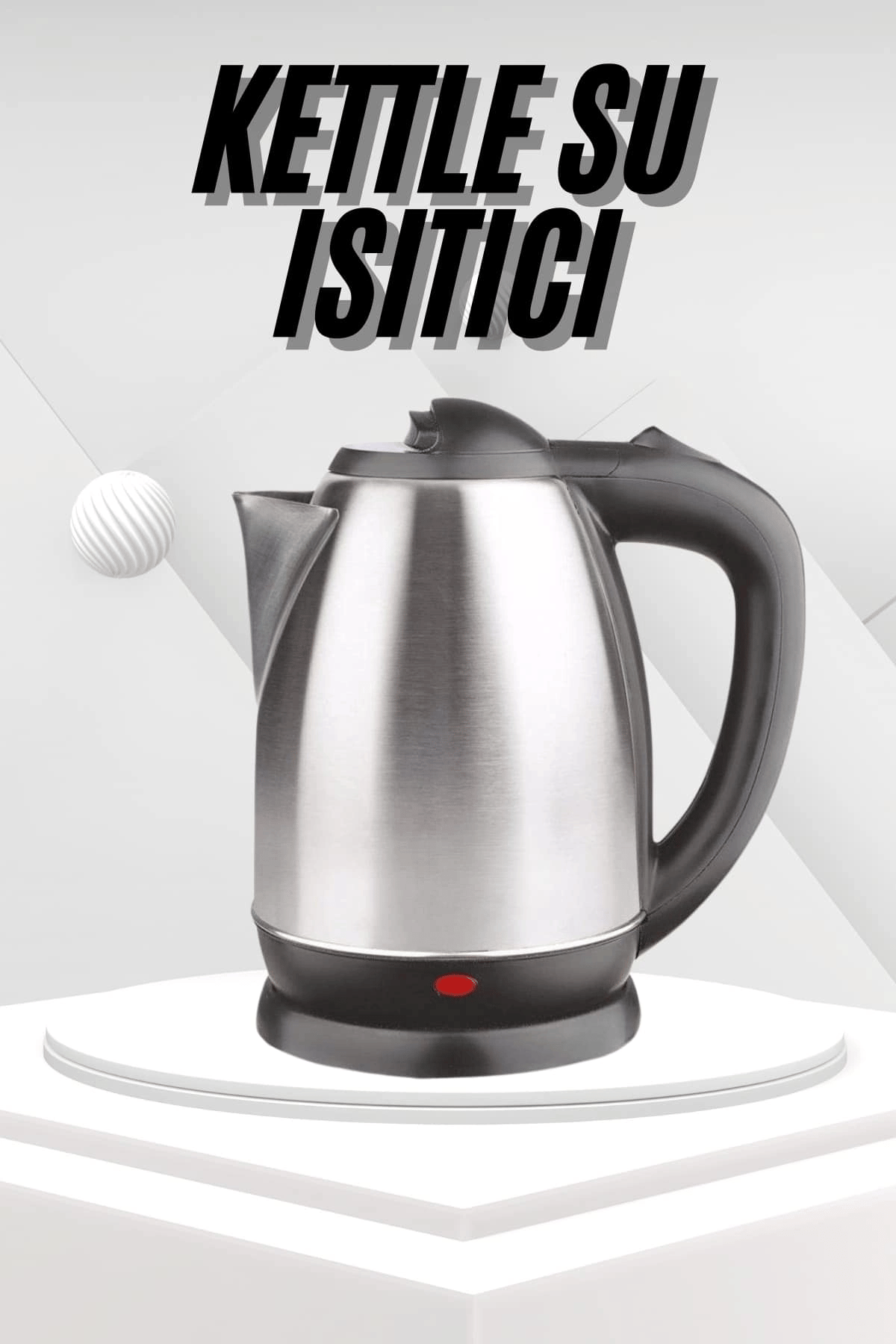 Yeni Nesil Saplı Uzun Ömürlü Paslanmaz Çelik Su Isıtıcı Kettle