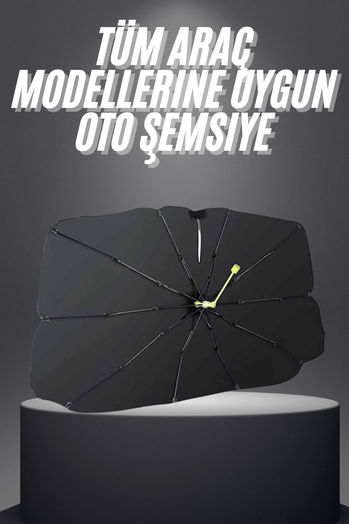 Yeni Nesil Tüm Araç Modellerine Uygun Oto Şemsiye Katlanabilir UV Işınlarına Karşı