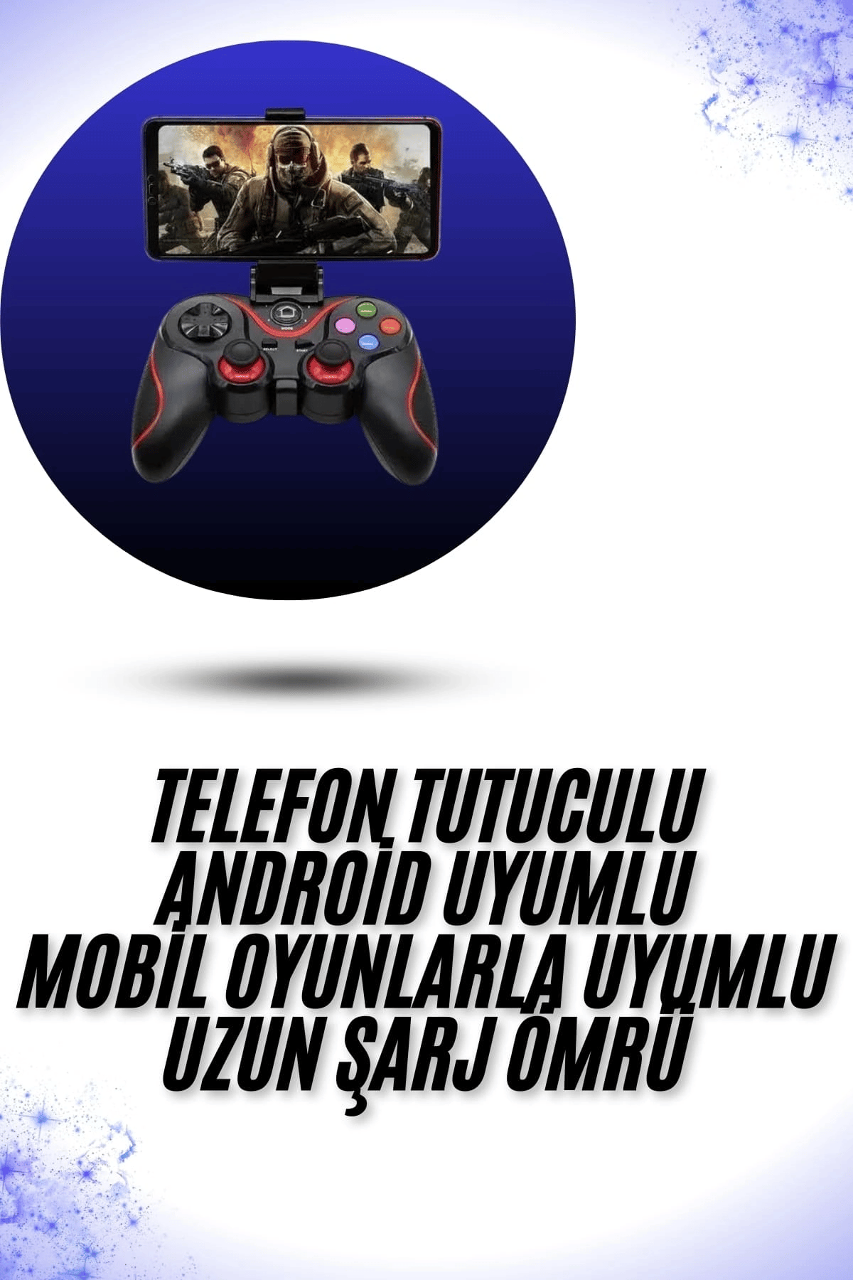 Yeni Nesil X3 Gamepad Android Uyumlu Telefon Tutucu Özellikli Joystick