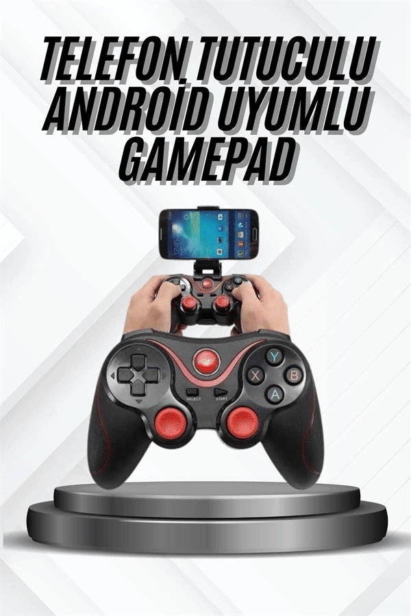 Yeni Nesil X3 Gamepad Android Uyumlu Telefon Tutucu Özellikli Joystick