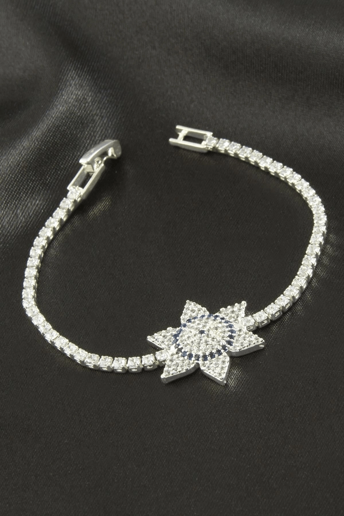 Yıldız Zirkon Taşlı Çocuk Bileklik 16 cm