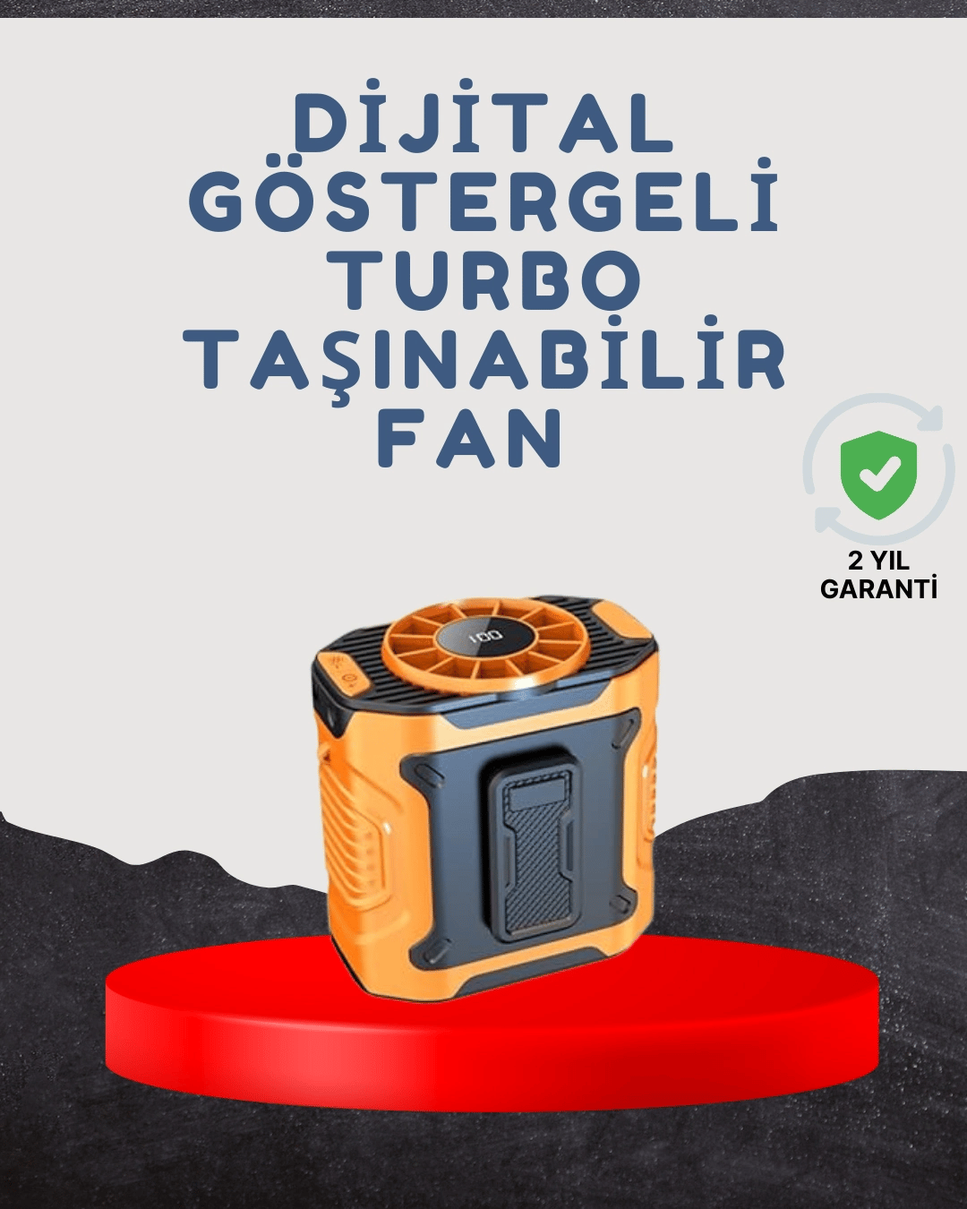 Yüksek Kapasiteli Turbo Taşınabilir Fan