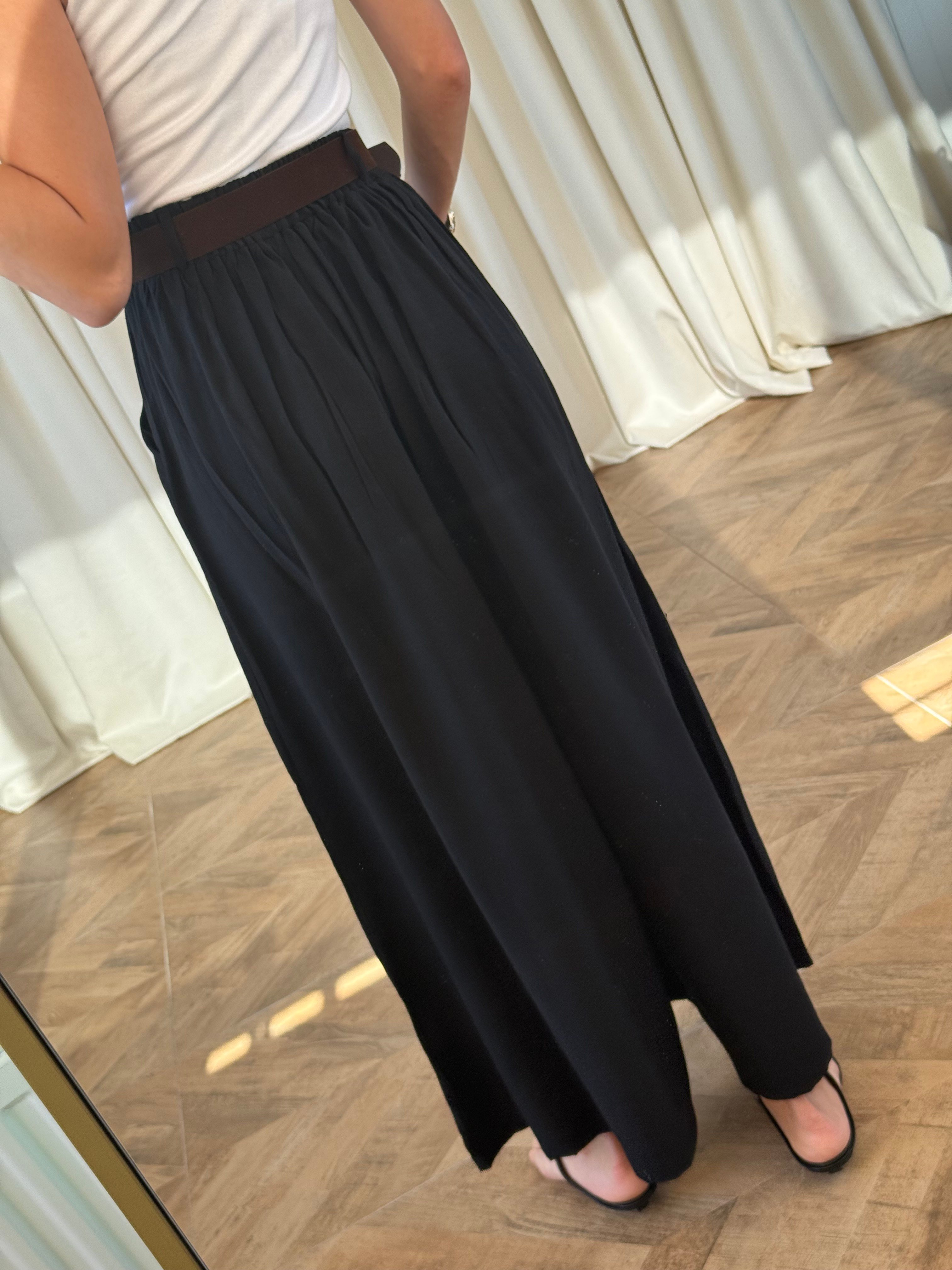 Kemerli pantolon 