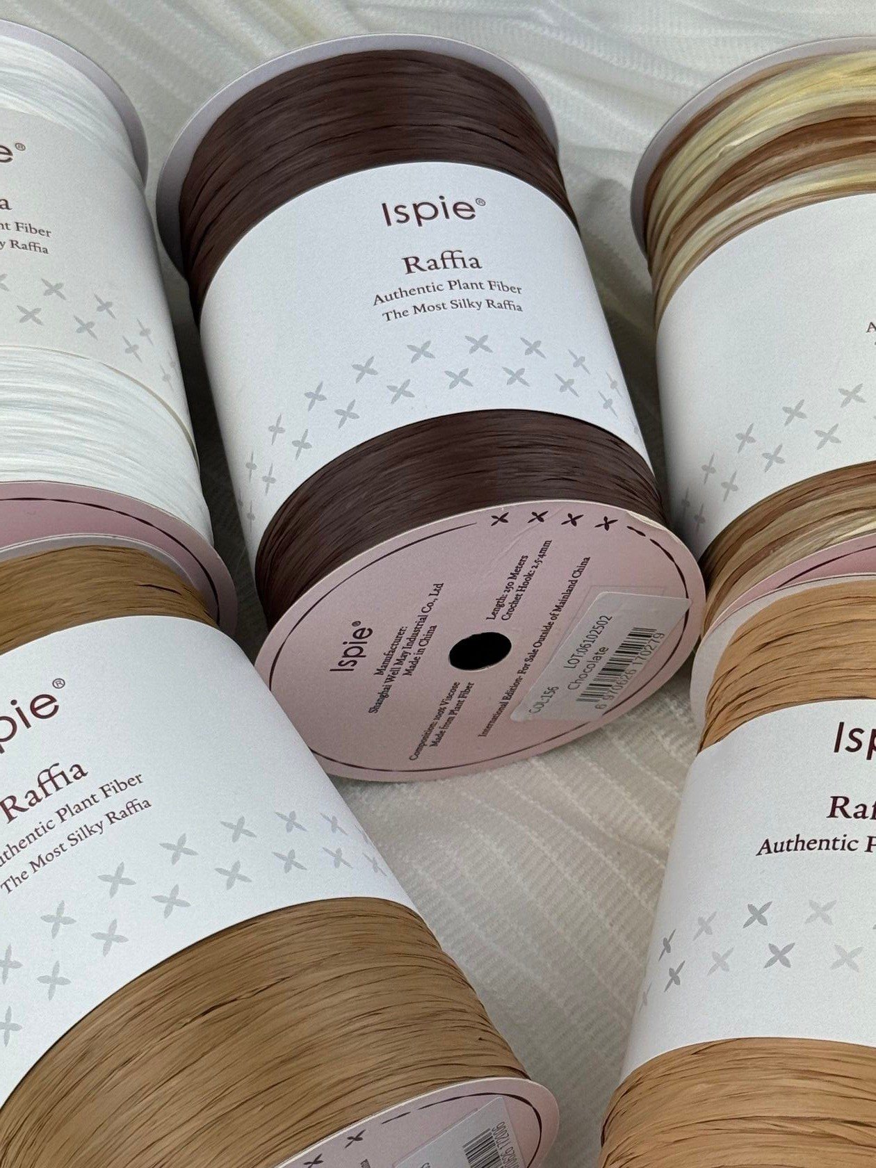 Asavia Raffia ispie - Soft Fudge