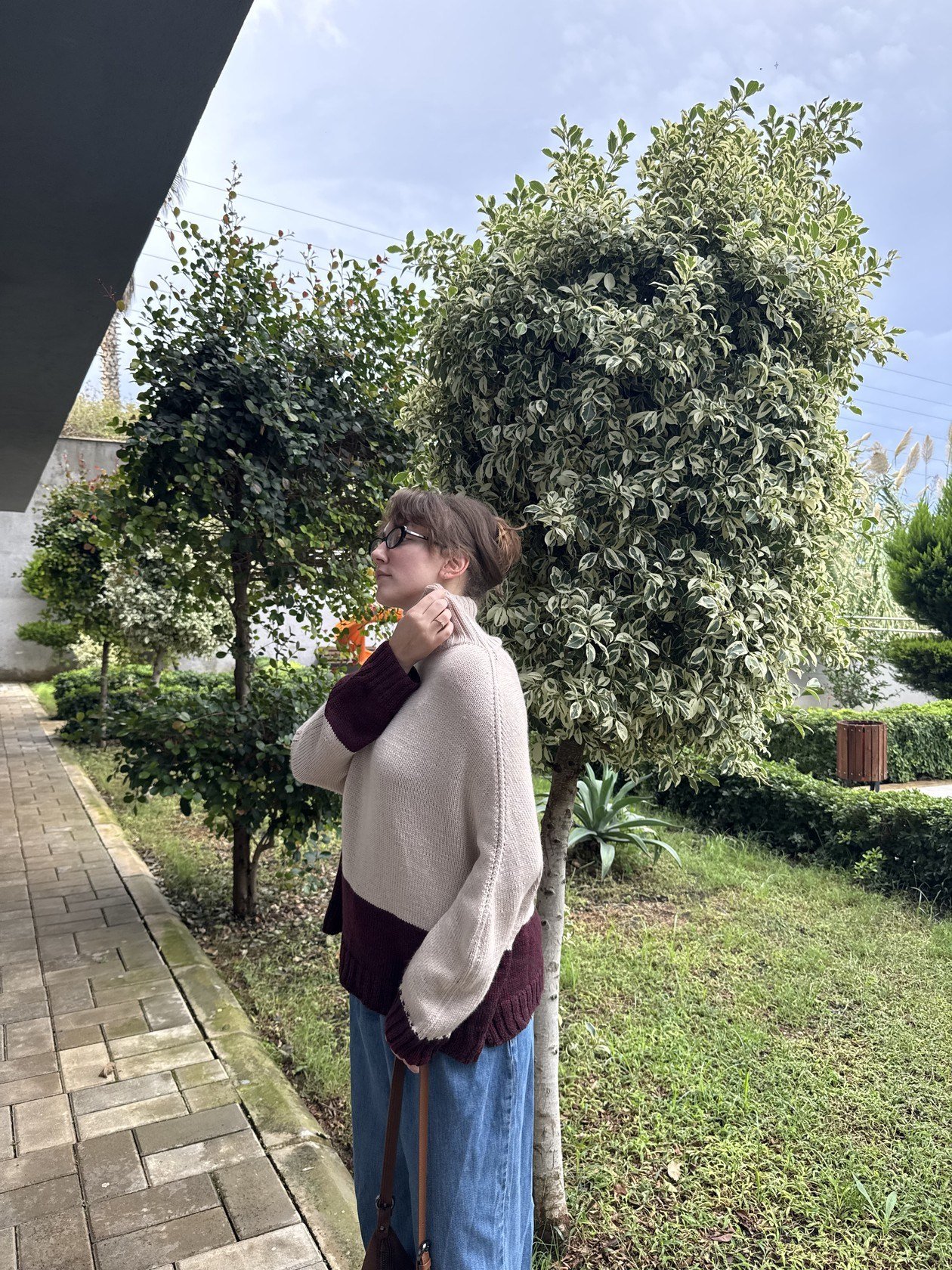 Atölye — İki Renkli Kazak