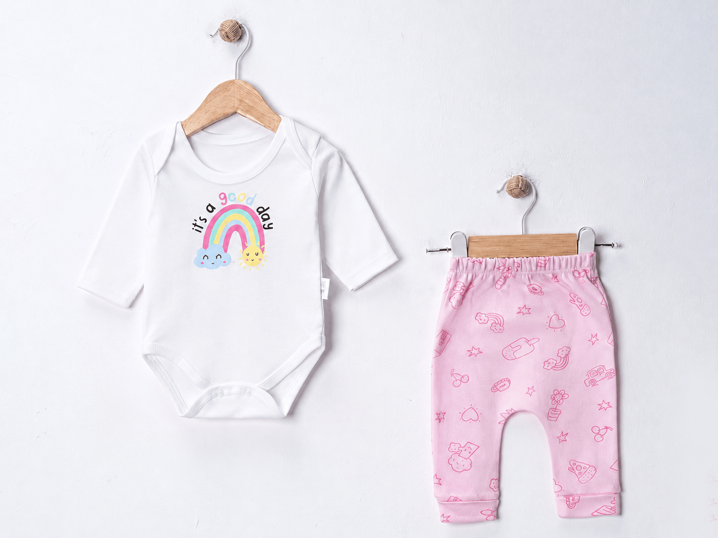 GÖKKUŞAĞI BASKILI ÇITÇIT BADİLİ BEBEK TAKIMI