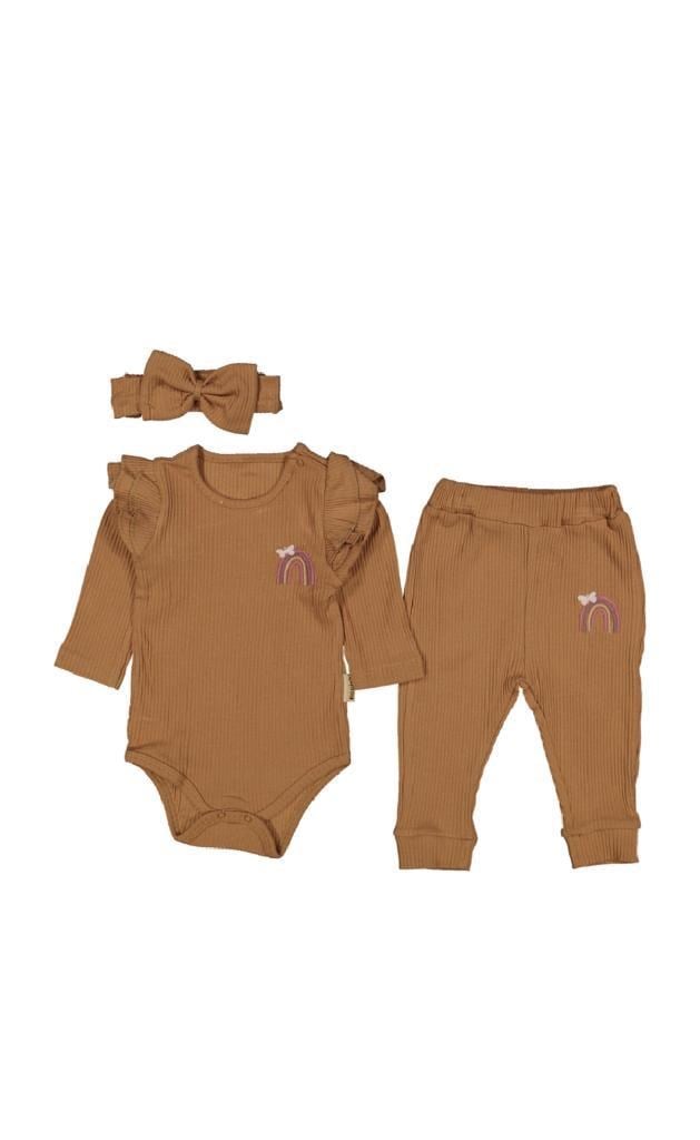 KIZ BEBEK GÖKKUŞAĞI NAKIŞLI 3'LÜ ZIBIN TAKIMI