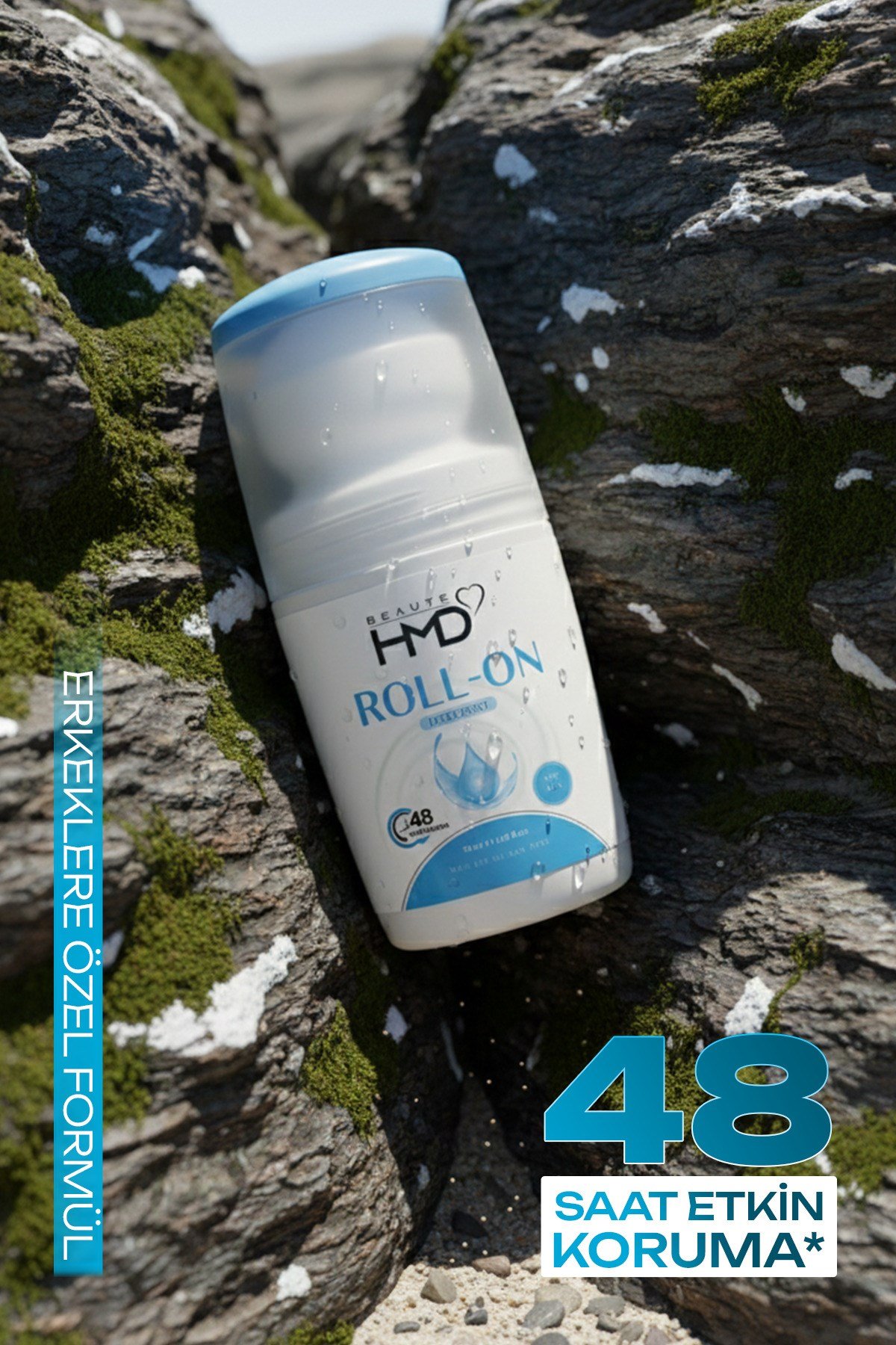 Doğal RollOn erkek Deodorant Ter Kokusu Önleyici koltuk altı beyazlatıcı Bitkisel Leke Bırakmayan