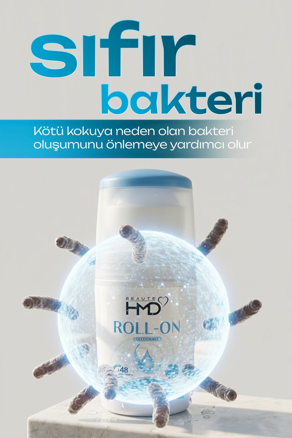Doğal RollOn erkek Deodorant Ter Kokusu Önleyici koltuk altı beyazlatıcı Bitkisel Leke Bırakmayan