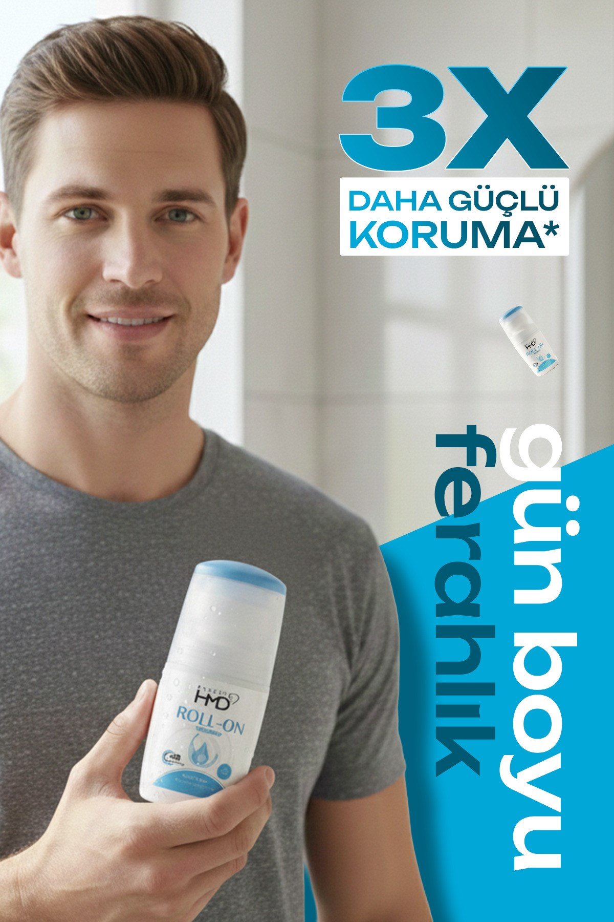 Doğal RollOn erkek Deodorant Ter Kokusu Önleyici koltuk altı beyazlatıcı Bitkisel Leke Bırakmayan
