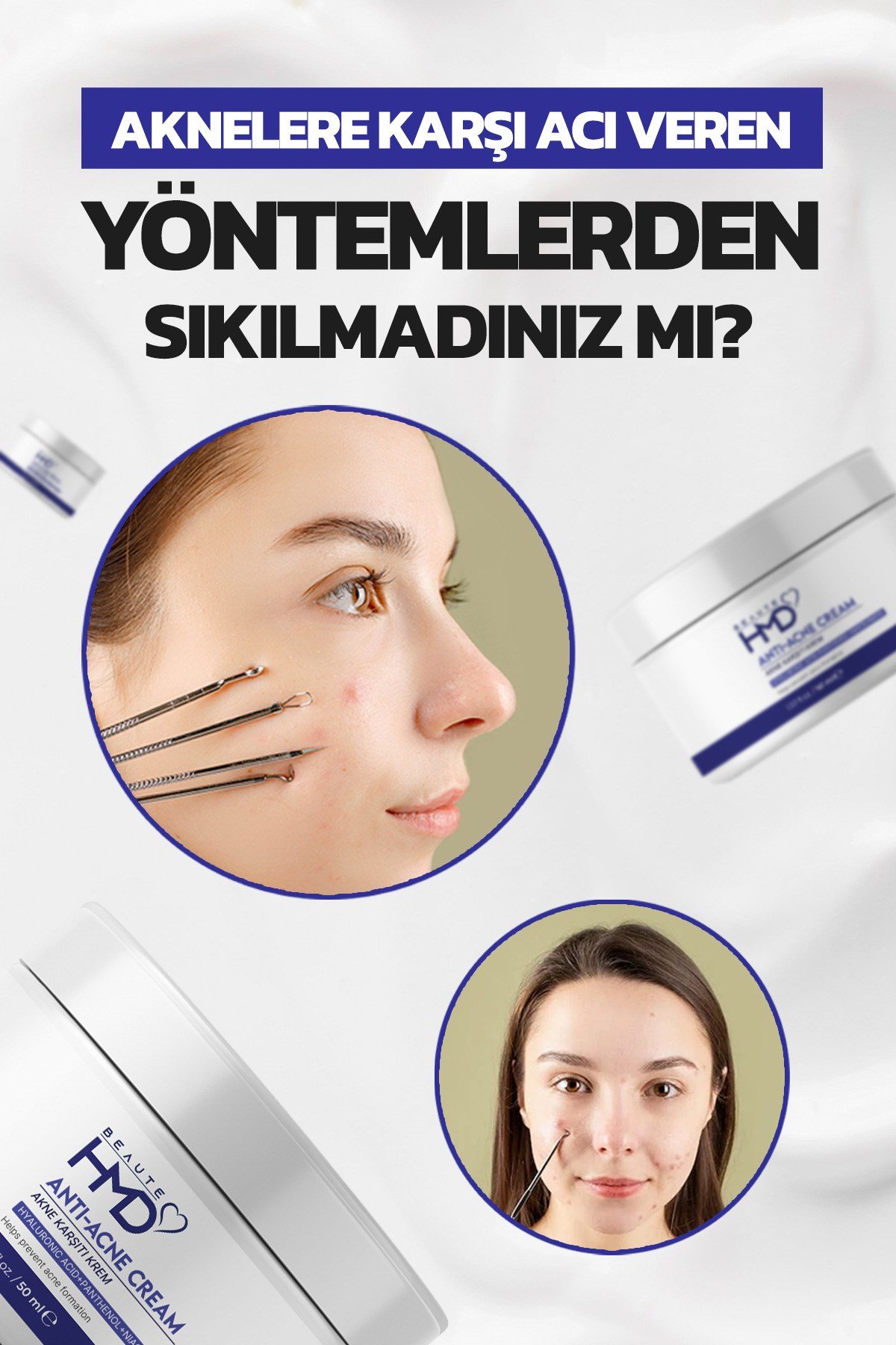 Sivılce Önleyici, Sivılce ve Akne Karşıtı, Leke Gidermeye Yardımcı Bakım Kremi 50ml