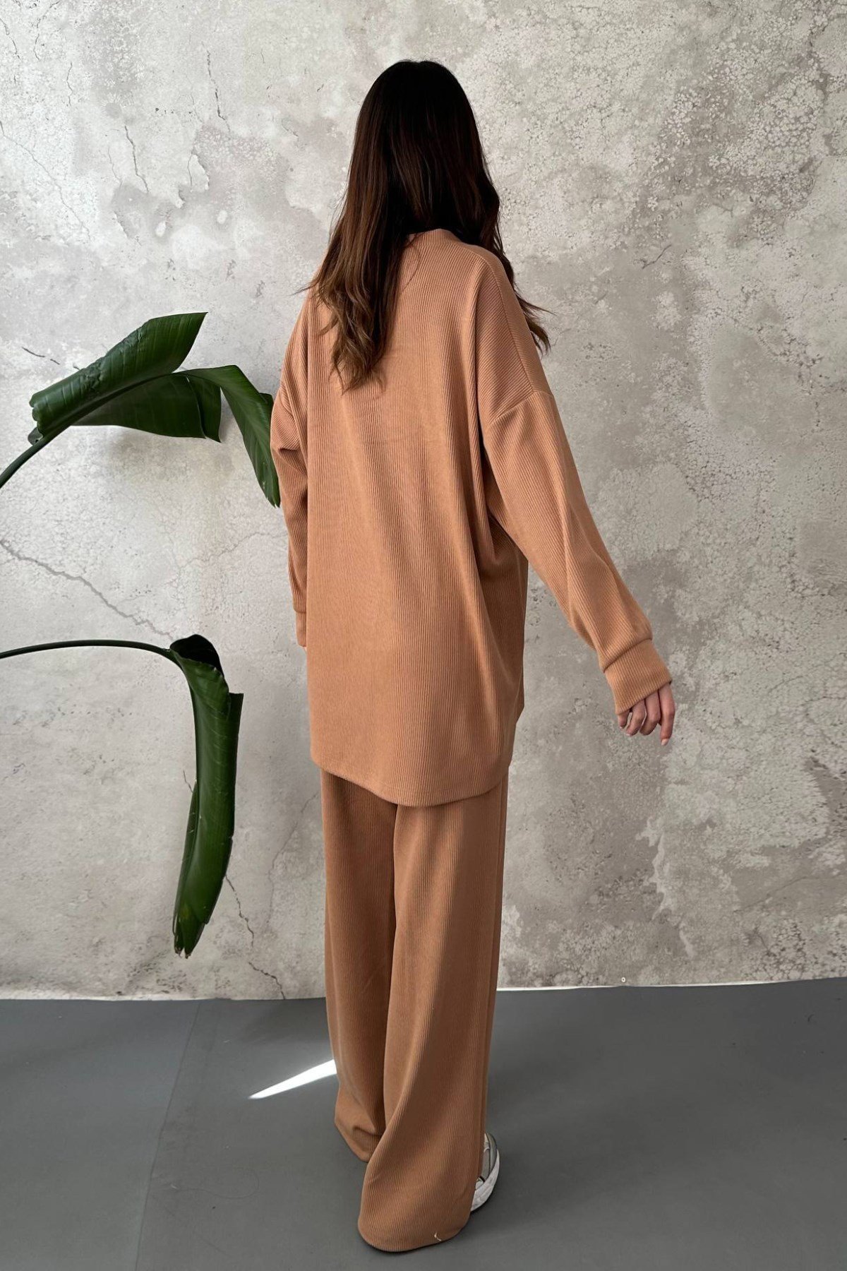 Camel Salaş Sweat Ve Pantolon