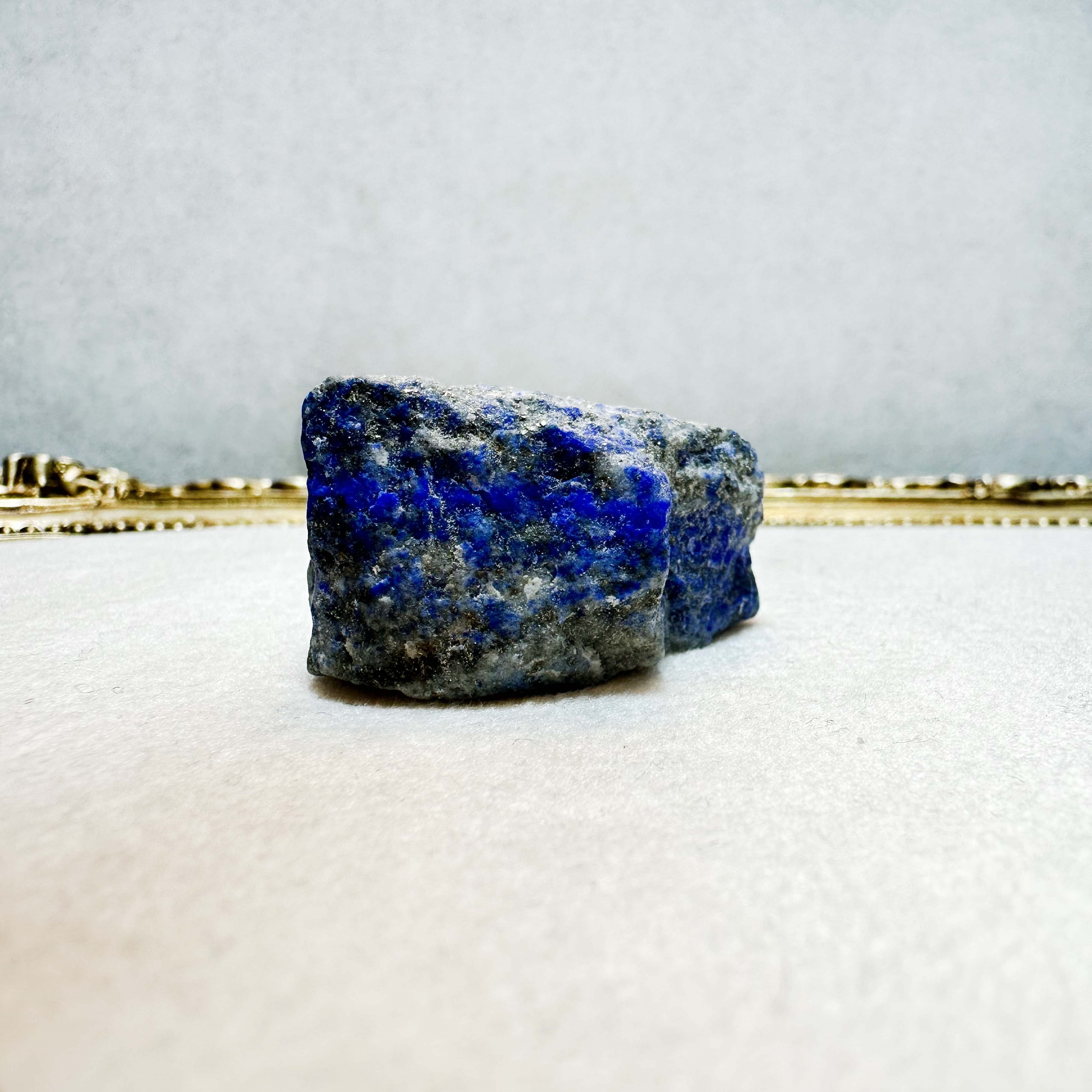 Afganistan Lapis Lazuli 3’lü Doğal Taş Set | Dota Mineral