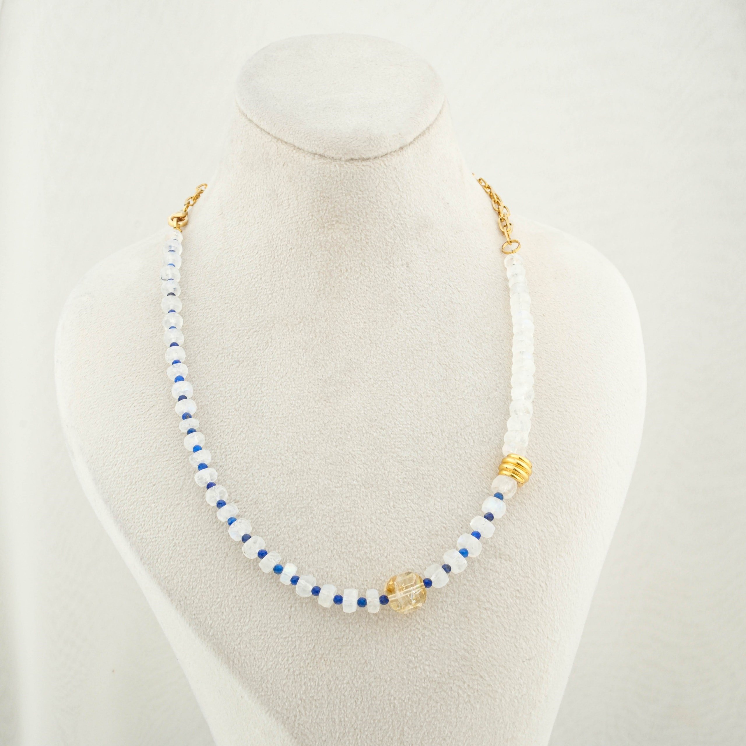 Aytaşı-Lapis-Sitrin Kolye %100 Garantili DoğalTaş