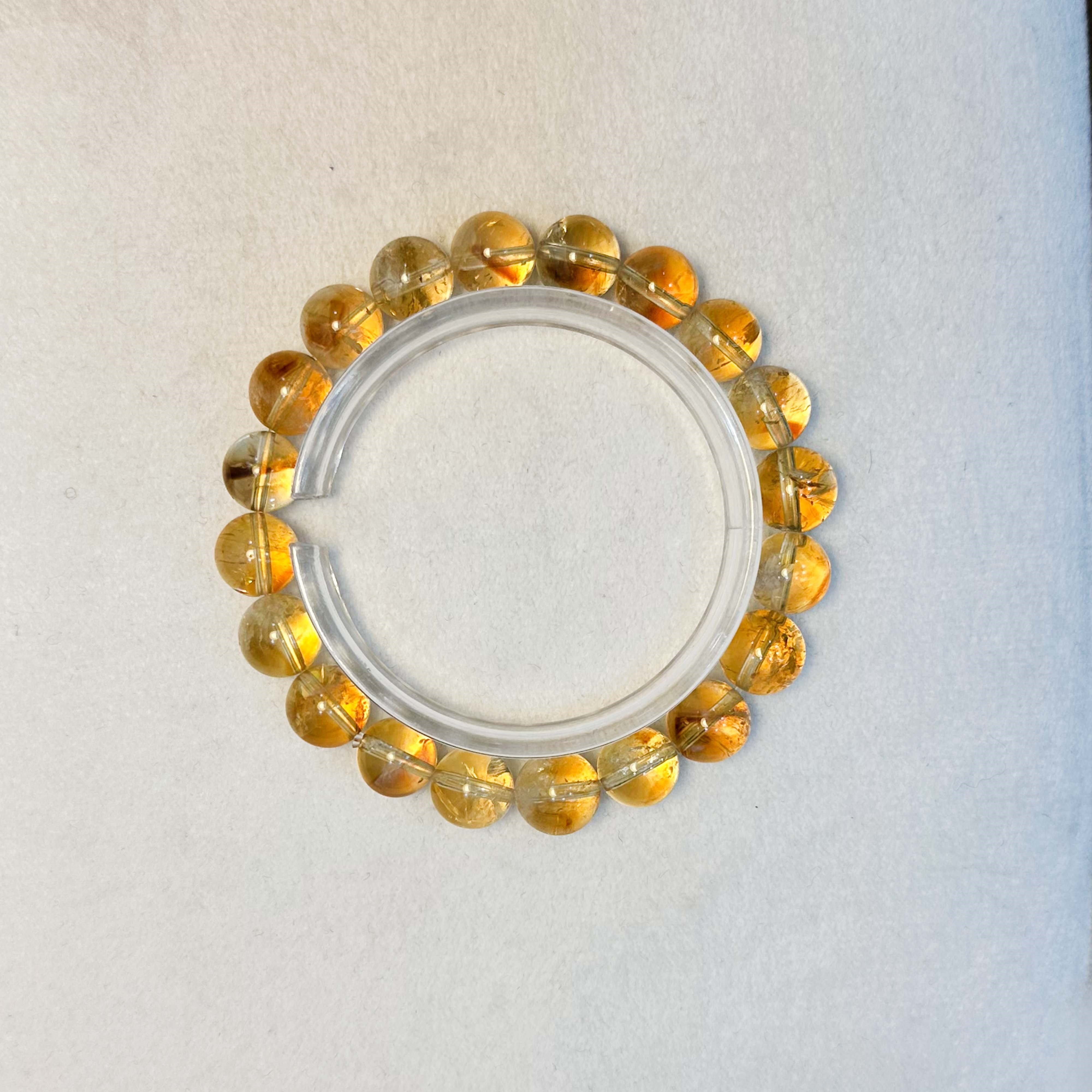 Brezilya Sitrin Bileklik 8 mm | Dota Mineral