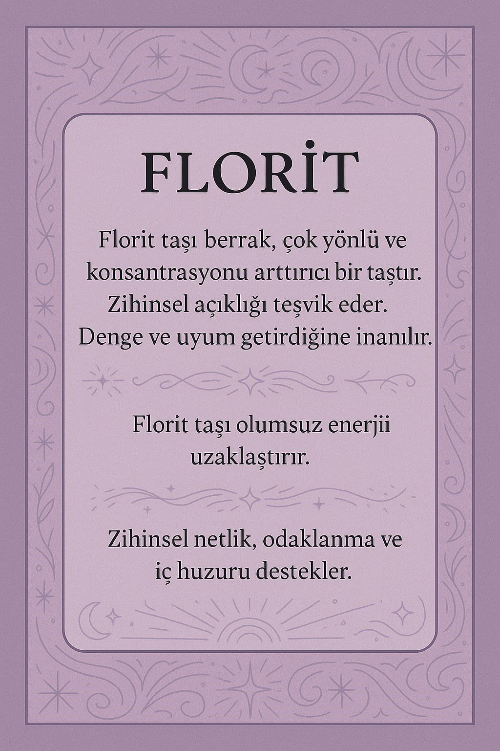 Florit Bileklik %100 Garantili Koleksiyonluk Özel Seçilmiş