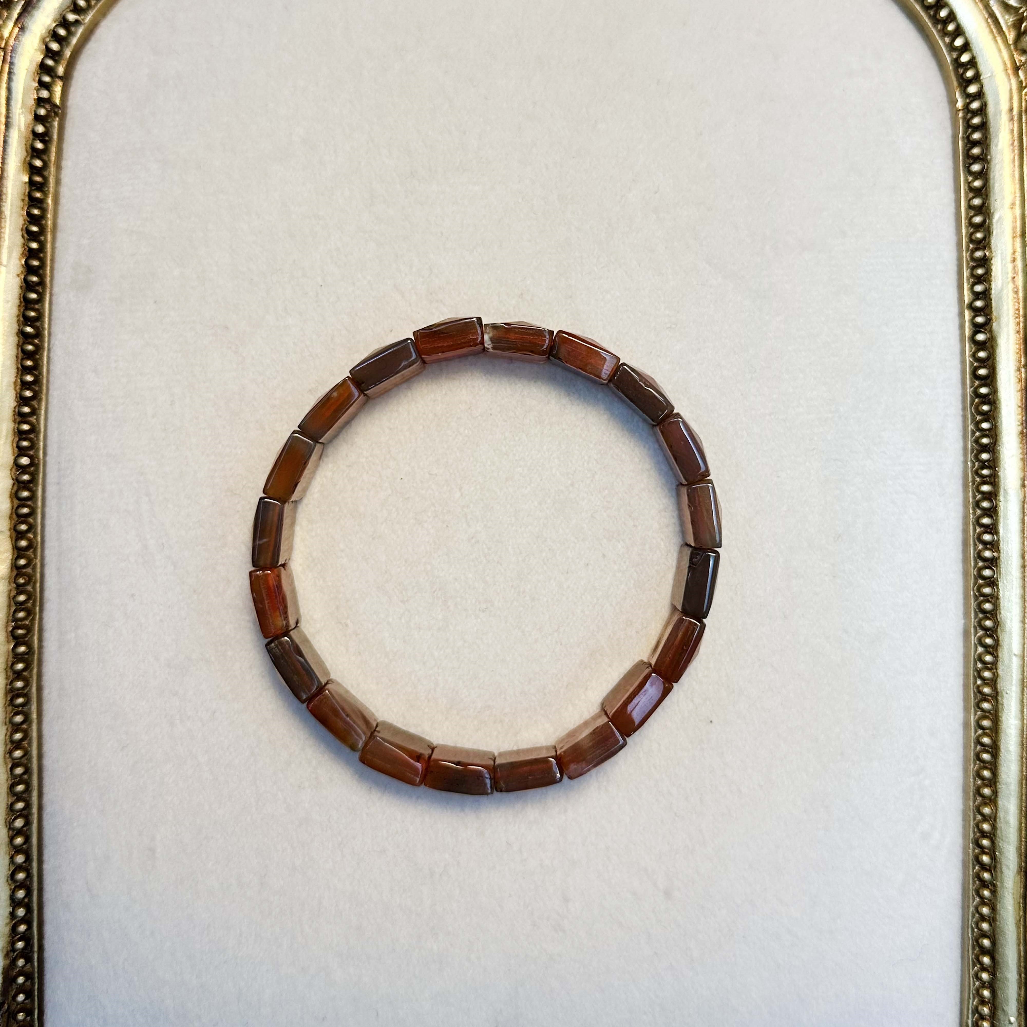 Hindistan Akik Rolex Kesim Bileklik 10 mm | Dota Mineral